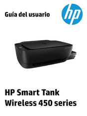 HP Smart Tank Wireless 450 Serie Guia Del Usuario