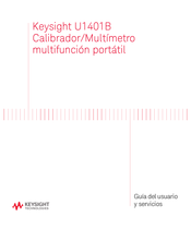 Keysight U1401B Guía Del Usuario Y Servicios