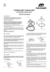 Macnaught MAXILUBE Manual De Instrucciones