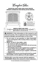 Comfort Glow CSBNT Manual De Instalación Y Funcionamiento Del Propietario
