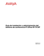 Avaya B179 SIP Guia De Instalacion