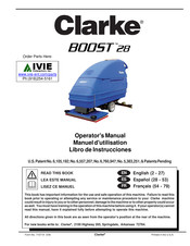 Clarke BOOST 28 Libro De Instrucciones