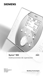 Siemens Synco 900 Instrucciones De Operación