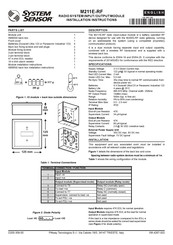 System Sensor M211E-RF Instrucciones De Instalación