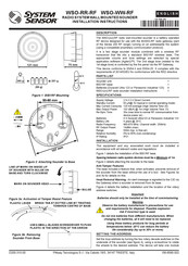 System Sensor WSO-WW-RF Instrucciones De Instalación