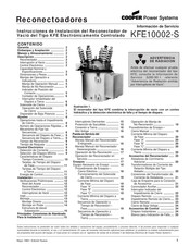 Cooper Power Systems KFE10002-S Instrucciones De Instalación