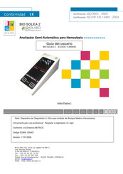 BIOLABO Diagnostics BIO SOLEA 2 Guia Del Usuario