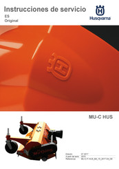 Husqvarna MU-C HUS Instrucciones De Servicio