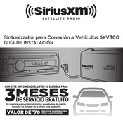 SiriusXM SXV300 Guia De Instalacion