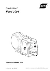 ESAB Origo Feed 3004 Instrucciones De Uso