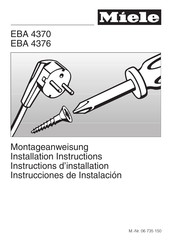 Miele EBA 4370 Instrucciones De Instalación