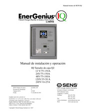 Sens EnerGenius IQ Manual De Instalación Y Operación