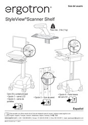 Ergotron StyleView Scanner Shelf Guia Del Usuario