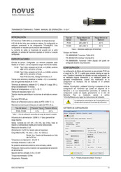 Novus TXMINI-M12 Manual De Operación