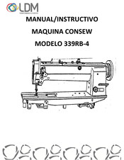 Maquina CONSEW Manual De Instrucciones