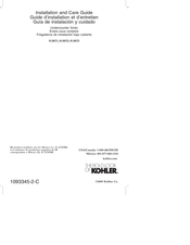Kohler K-3673 Guía De Instalación Y Cuidado