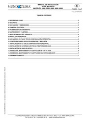 mundoclima MU-RECO Serie Manual De Instalación