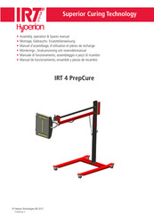 Hedson IRT 4 PrepCure Manual De Funcionamiento, Ensamble Y Piezas De Recambio