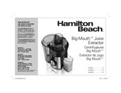 Hamilton Beach Big Mouth Manual De Instrucciones