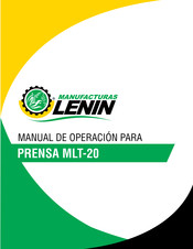 Manufacturas Lenin PRENSA MLT-20 Manual De Operación