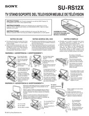 Sony SU-RS12X Manual De Instrucciones