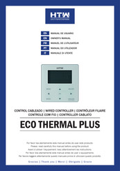 HTW ECO THERMAL PLUS Manual De Usuario/Instalador