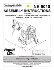Swing-N-Slide NE 5010 Manual De Instrucciones