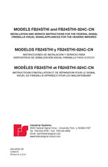 Federal Signal FB24STHI-024C-CN Instrucciones De Instalación Y Servicio