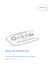 Avigilon ACC-USB-PRO-JOY Guia De Instalacion