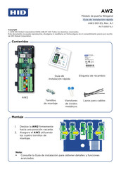 HID AW2 Guía De Instalación Rápida