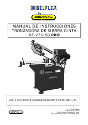 ABRATOOLS BF-275-SC PRO Manual De Instrucciones