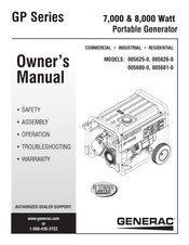 Generac 005681-0 El Manual Del Propietario