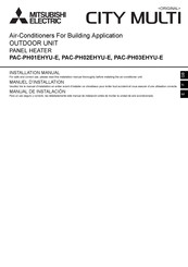 Mitsubishi Electric CITY MULTI PAC-PH02EHYU-E Manual De Instalación