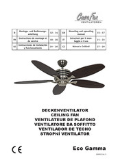 Casa Fan Eco Gamma Instrucciones De Instalación Y Funcionamiento