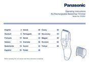 Panasonic ER2061 Instrucciones De Operación