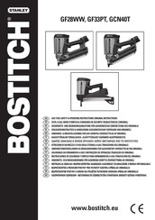 Stanley Bostitch GF28WW Instrucciones De Seguridad Y Empleo