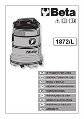 Beta 1872/L Manual De Instrucciones