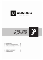VONROC S3_AG501DC Traducción Del Manual Original