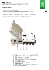 Ikusi MAW-201 Manual De Instrucciones