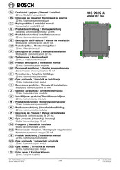 Bosch IOS 0020 A Manual De Instalación