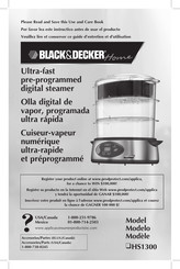 Black and Decker HS1300 Manual De Instrucciones