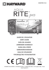 Hayward AQUA RITE pro Guia Del Usuario