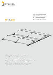 Renusol FS10-EW Manual De Instalación