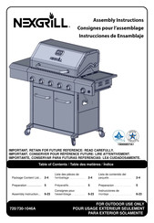 Nexgrill 720-1046A Instrucciones De Ensamblaje