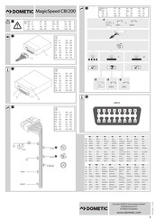 Dometic MagicSpeed CBI 200 Instrucciones De Montaje Y De Uso