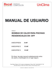 UniClima AABCAPNE14 Manual De Usuario