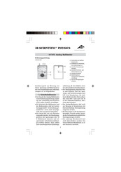 3B SCIENTIFIC PHYSICS U17451 Manual De Instrucciones