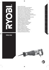 Ryobi RRS1200 Traducción De Las Instrucciones Originales