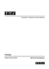 TTI PFM3000 Manual De Instrucciones