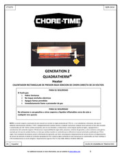 Chore-Time QUADRATHERM CT2373 Guia Del Usuario